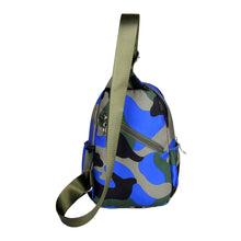 Women Casual Crossbody Bag Multi-Pocket Military Camouflage Print Zipper Durable Small Bag Chest Bag Shoulder Bag SM6