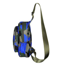 Women Casual Crossbody Bag Multi-Pocket Military Camouflage Print Zipper Durable Small Bag Chest Bag Shoulder Bag SM6