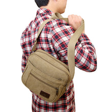 Canvas Crossbody Bag Zipped Pocket Sling Bag Casual Travel Portable Small Designer Shoulder Bag  SM6