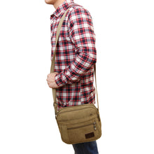 Canvas Crossbody Bag Zipped Pocket Sling Bag Casual Travel Portable Small Designer Shoulder Bag  SM6