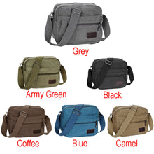 Canvas Crossbody Bag Zipped Pocket Sling Bag Casual Travel Portable Small Designer Shoulder Bag  SM6