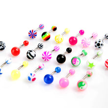 20Pcs sexy Navel Belly Button Ring Barbell Crystal Ball Piercing belly piercing Body Jewelry SM6