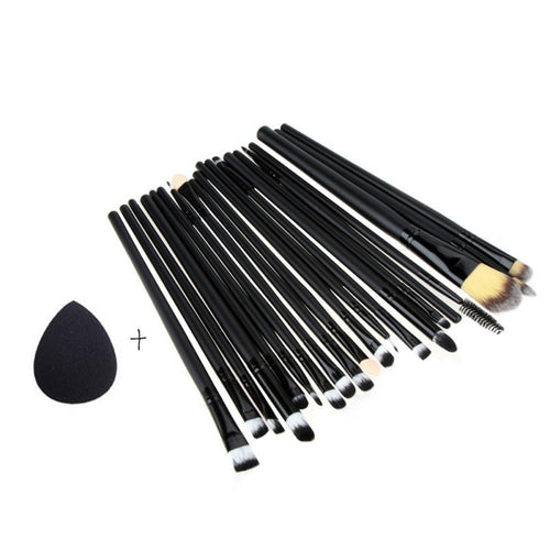 20pcss Makeup Brushes Set Powder Foundation Eyeshadow Eyeliner Lip Brush Tool  Sponge Beush  SM6