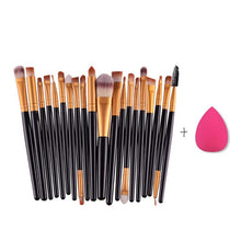 20pcss Makeup Brushes Set Powder Foundation Eyeshadow Eyeliner Lip Brush Tool  Sponge Beush  SM6