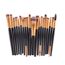 20pcss Makeup Brushes Set Powder Foundation Eyeshadow Eyeliner Lip Brush Tool  Sponge Beush  SM6