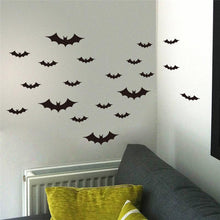 20pcs flying bats wall stickers room decoration 702. 3D diy vinyl adesivos de paredes home decals animals mural art posters 4.0 SM6
