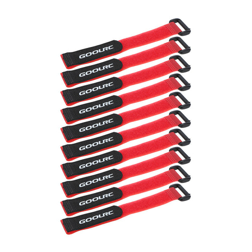 216mm 10Pcs Original GoolRC Strong RC Battery Antiskid Straps Bands for RC Helicopter Aircraft Car Model Parts SM6