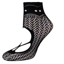 21Colors Fashion Transparent Fishnet Socks Women Lace Nylon Hollow Out Ankle Length Short Socks Ladies Calcetines De Mujer #03 SM6