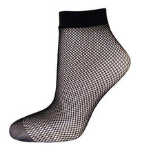 21Colors Fashion Transparent Fishnet Socks Women Lace Nylon Hollow Out Ankle Length Short Socks Ladies Calcetines De Mujer #03 SM6