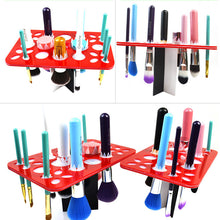26 Round Holes Air Dry Organizing Cosmetics Makeup Brushes Tower Tree Rack Holder Make Up Tools Kit SM6