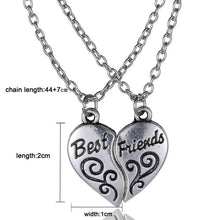 2pc best friend friendship heart-shaped Necklaces Broken Heart Pendant Necklace Gifts For best friends SM6