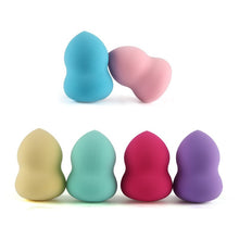 2pcss /4pcss Makeup Foundation Sponge Blender Blending Cosmetic Puff Flawless Powder Smooth Beauty Make Up Tool Random color  SM6