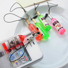 2Pcs Creative Mini Wine Bottle Keyring Key Ring Keychain For mobile phone  SM6