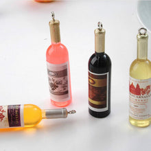2Pcs Creative Mini Wine Bottle Keyring Key Ring Keychain For mobile phone  SM6