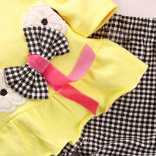 2pcss Kids Baby Girl Minnie Clothes Sets Pullover Bow TopsPlaids  Checks Pants Outfits Set WholeBaby Boutique Clothing SM6