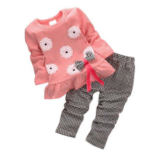 2pcss Kids Baby Girl Minnie Clothes Sets Pullover Bow TopsPlaids  Checks Pants Outfits Set WholeBaby Boutique Clothing SM6