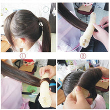 2Pcs Women Ladies Magic Style Hair Styling Tools Buns Braiders Curling Headwear Hair Rope Hair B  Accessories SM6