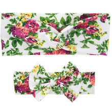 2Pcs Rabbit Ears Elastic Hair Bands Kids Adults Sweety Flower Bowknot Headband Photo Hair Accesories Bandeau Cheveux Femme#121 SM6