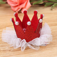 2pcs Cute Baby Kids Girls Princess Crown Hair Band Headband Birds Hair Wear Hair Clips Ribbon Headdress 5 ColorsSM6