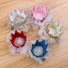 2pcs Cute Baby Kids Girls Princess Crown Hair Band Headband Birds Hair Wear Hair Clips Ribbon Headdress 5 ColorsSM6