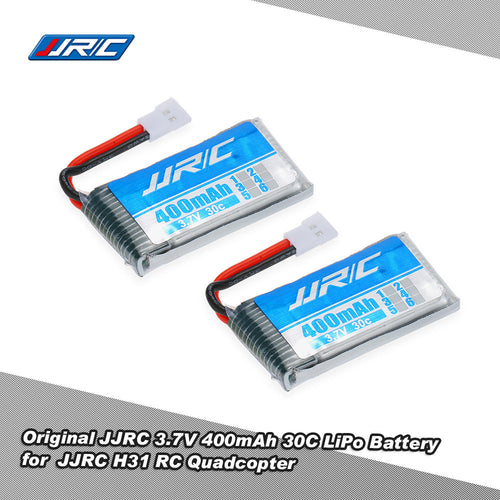 2pcs Original JJRC 37V 400mAh 30C LiPo Battery for JJRC H31 GoolRC T6 RC Quadcopter SM6