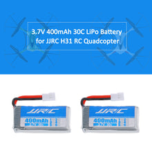 2pcs Original JJRC 37V 400mAh 30C LiPo Battery for JJRC H31 GoolRC T6 RC Quadcopter SM6
