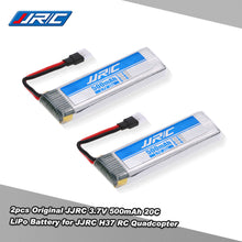 2pcs Original JJRC 37V 500mAh 20C LiPo Battery for JJRC H37 RC Quadcopter SM6