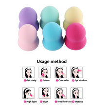 3/5/6pcss Pack Makeup Foundation Sponge Make Up Brush Set Powder Smooth Beauty Cosmetic Make Up Tool Random Color  SM6