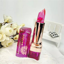 35g Black Chrysanthemum Nonstick Cup Lipstick Flower Jelly Temperature-changed Lip Balm Moisturizer Lips Stick SM6