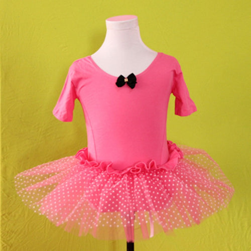 3-8Years Kids Girls Toddler Gymnastics Baby Ballet Tutu Dress Leotard Dancewear New SM6