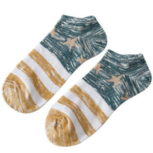 3 Colors Striped Cotton Blend Men Socks Invisible Men's Low Cut Ankle Socks   Breathable Socks Thin Short Sock #1128 SM6