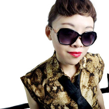 3 Colors Stylish Women Metal Frame Rhinestone Sunglasses Eyewear Glasses SM6