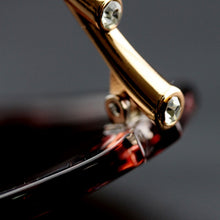 3 Colors Stylish Women Metal Frame Rhinestone Sunglasses Eyewear Glasses SM6