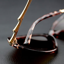 3 Colors Stylish Women Metal Frame Rhinestone Sunglasses Eyewear Glasses SM6