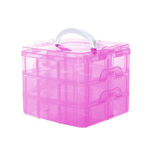 3 Layers Detachable Jewelry Box Transparent Portable Storage Container Organizer Tools Box Case Boxes SM6