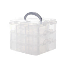 3 Layers Detachable Jewelry Box Transparent Portable Storage Container Organizer Tools Box Case Boxes SM6