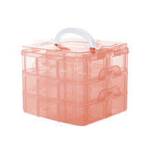 3 Layers Detachable Jewelry Box Transparent Portable Storage Container Organizer Tools Box Case Boxes SM6