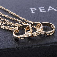 3 Part Best Friend Forever Karma Circle Necklace Infinity Circle Pendants Necklace SM6