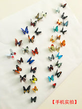 3 d color butterfly the household adornment of children room wall stickers on the wall SM6
