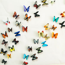 3 d color butterfly the household adornment of children room wall stickers on the wall SM6