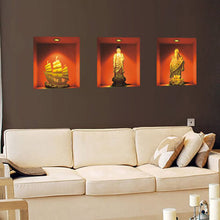 3 d simulation of Buddha Wall of setting of the sitting room the bedroom adornment wall stickers SM6