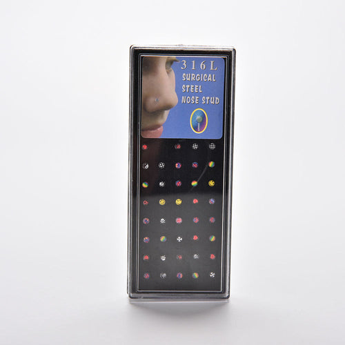 316L Stainless Surgical Steel Nose Piercing Rhinestone Stud MultiStyle Nose Ring Nose Stud Body Jewelry 24pcs or 40pcs SM6