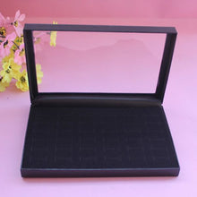 36 Slots Black Velvet Rings Jewelry Showcase Display Case Storage Box Holder Organizer P1 SM6