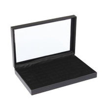 36 Slots Black Velvet Rings Jewelry Showcase Display Case Storage Box Holder Organizer P1 SM6