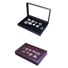 36 Slots Black Velvet Rings Jewelry Showcase Display Case Storage Box Holder Organizer P1 SM6
