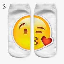 3D Emoji Printing Expression Socks Women Men Socks Funny Low Ankle Short Socks SM6