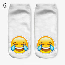 3D Emoji Printing Expression Socks Women Men Socks Funny Low Ankle Short Socks SM6