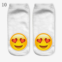 3D Emoji Printing Expression Socks Women Men Socks Funny Low Ankle Short Socks SM6