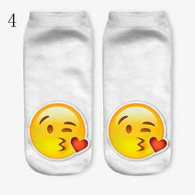 3D Emoji Printing Expression Socks Women Men Socks Funny Low Ankle Short Socks SM6