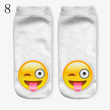 3D Emoji Printing Expression Socks Women Men Socks Funny Low Ankle Short Socks SM6